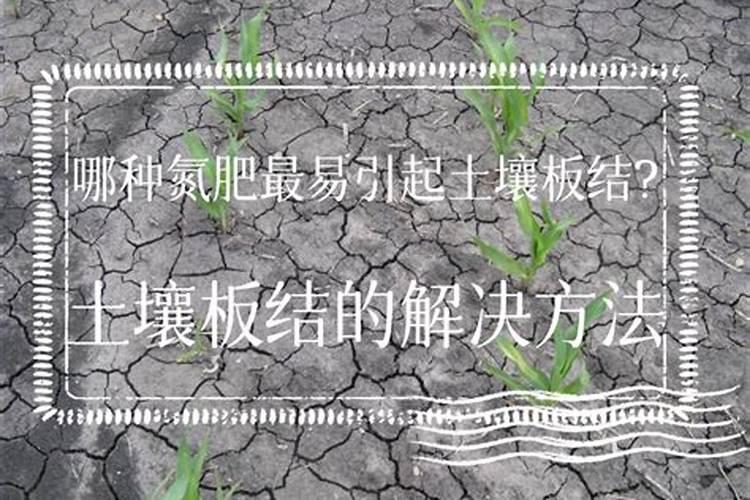 哪种氮肥容易引起土壤结块土壤结块如何处理