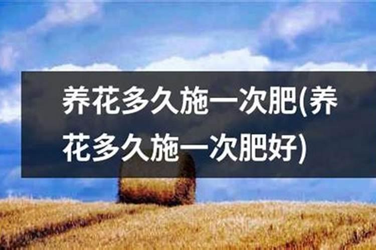 果蔬复合肥可以给花施肥吗,多久施一次？