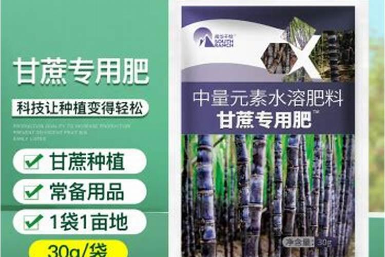 甘蔗想要长得又甜又粗壮,该怎么施肥？