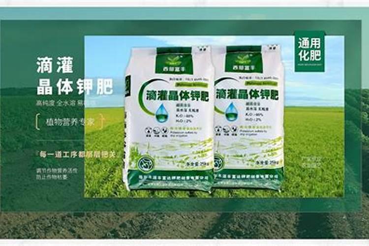 哪些肥料适合滴灌施肥