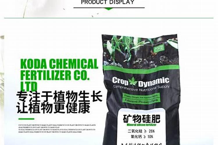 硅肥硅肥的种类