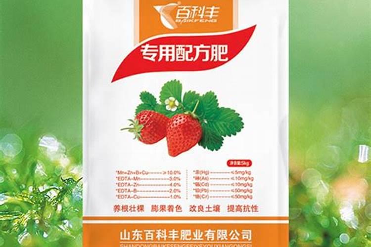 种植草莓主要肥料