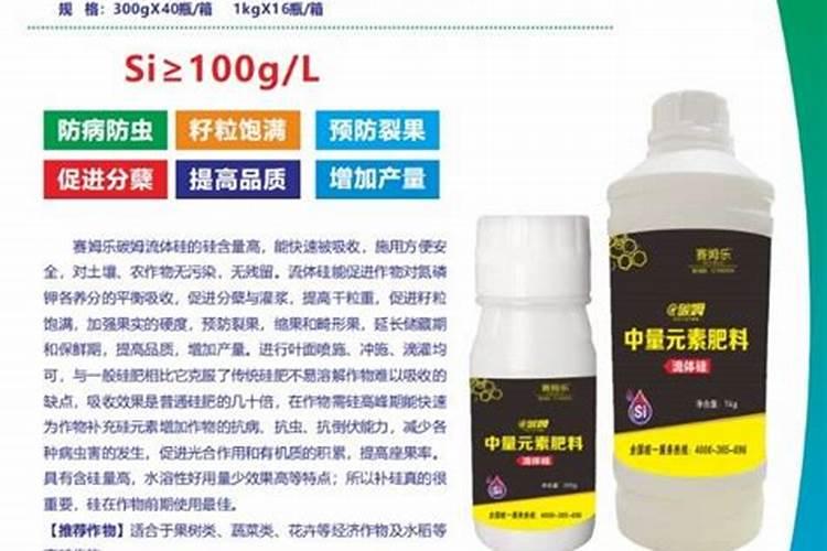 有机硅算硅肥吗为什么？