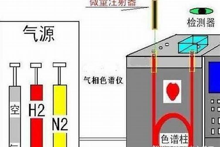 气相色谱里有个尾吹,那个在那里看呢？怎么操作呢