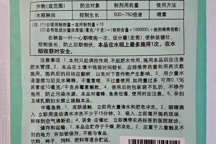 水稻打多效唑：有水能否施药？