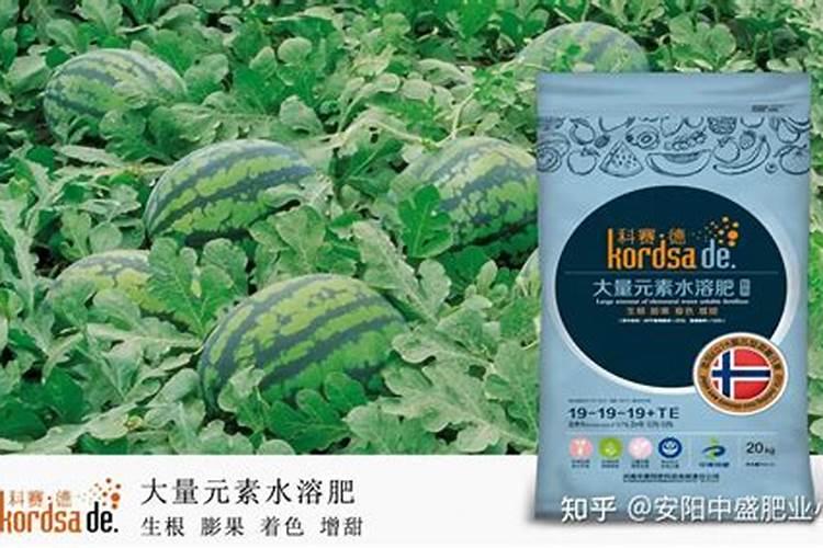 西瓜怎么施氮钾肥最好？