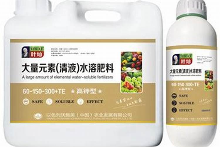 高钾水溶肥兑水比例