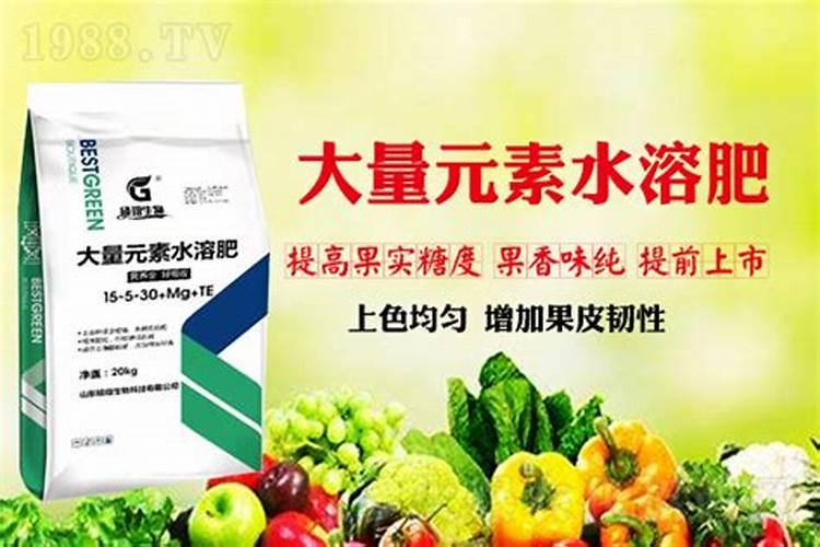 松滋高钾水溶肥的作用与功效