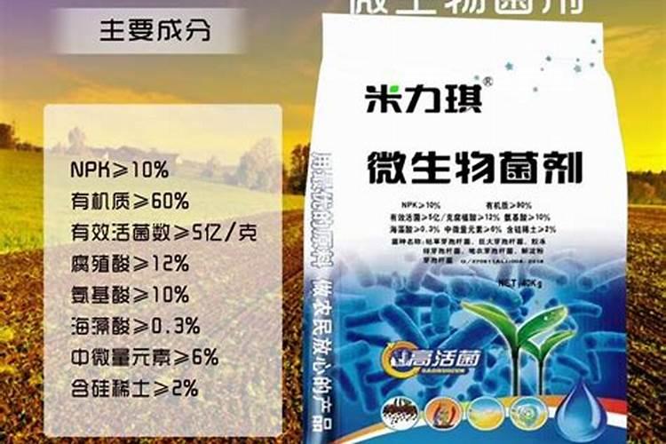 什么叫微生物菌剂肥料？