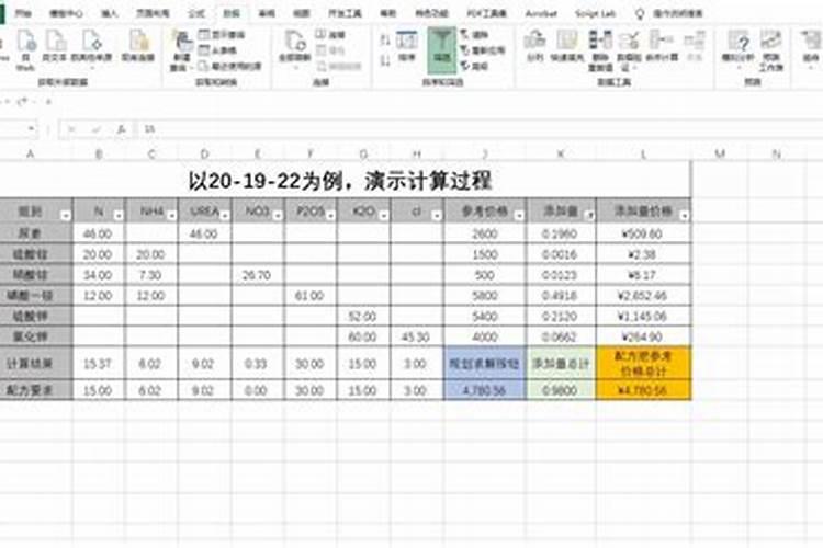 高氮水溶肥配方表