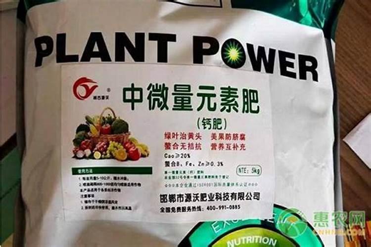 正确使用市面上的钙肥是什么肥料？